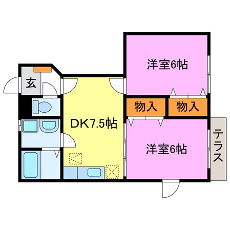 グスタールエピの物件間取画像